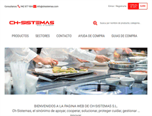 Tablet Screenshot of chsistemas.com